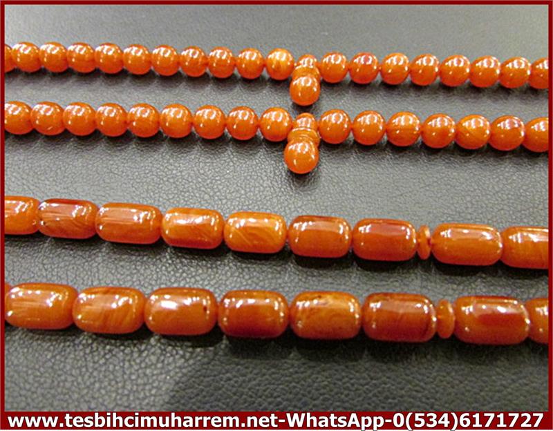OSMANLI SIKMA KEHRİBAR TESBİH 33+99 DUA TANELERİ