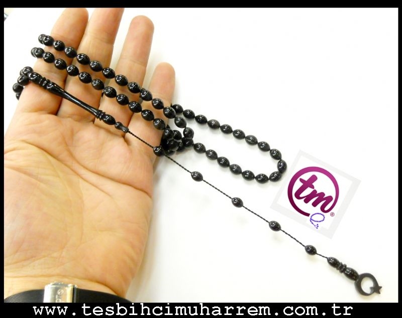 MANDA BOYNUZU TESBİH NATUREL 99 luk 3X33 AFRİCAN 7X9 mm TESBİHATI