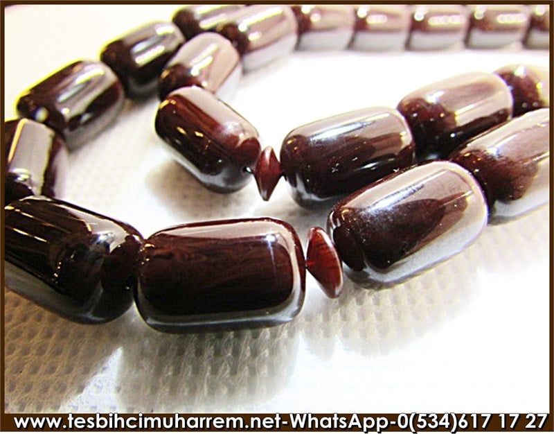 Katalin tesbih 8,5*13 mm Bitter Chocolate