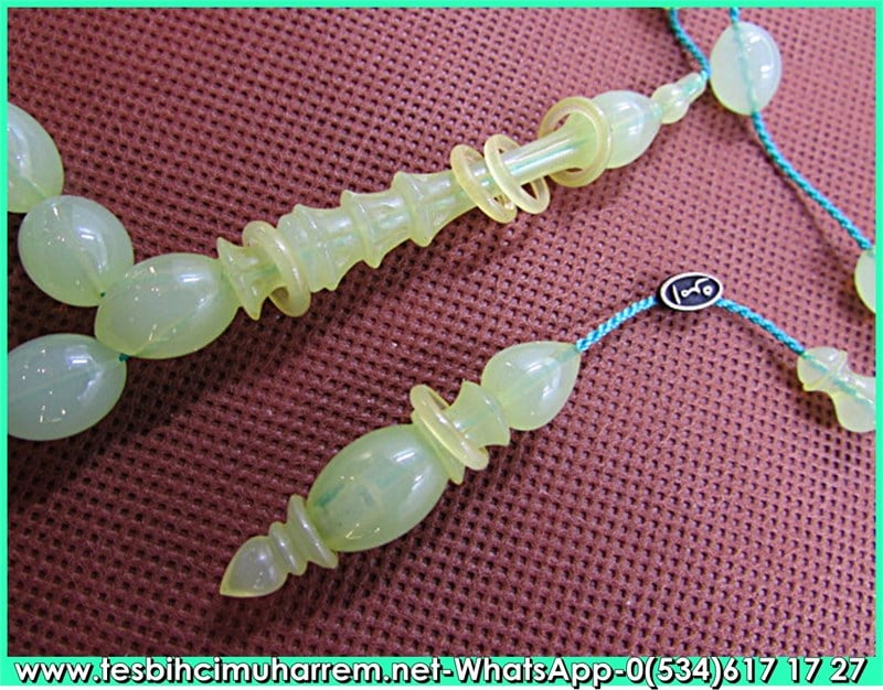 Katalin Tesbih 9*12 mm Eski Alman Fıstık Ezmesi