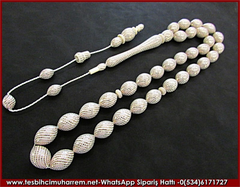 Ivory Rosary 11*16 mm Tesbihlerin Efendisi
