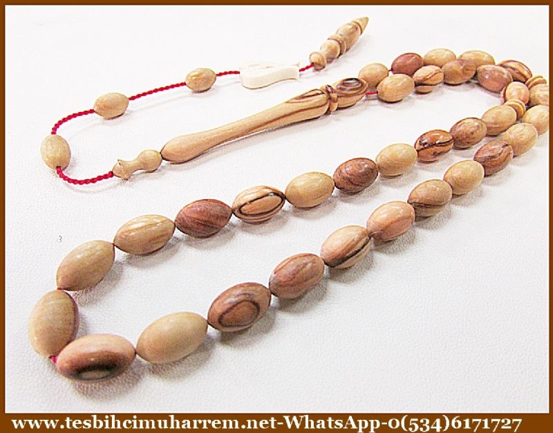 NATUREL ZEYTİN AĞACI TESBİH 7x11 mm OLEACEAE
