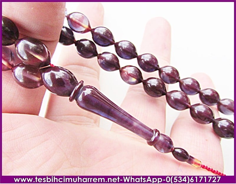 SIKMA KEHRİBAR TESBİH 9*12 mm AĞLAR GEZELİM SAHİLİ