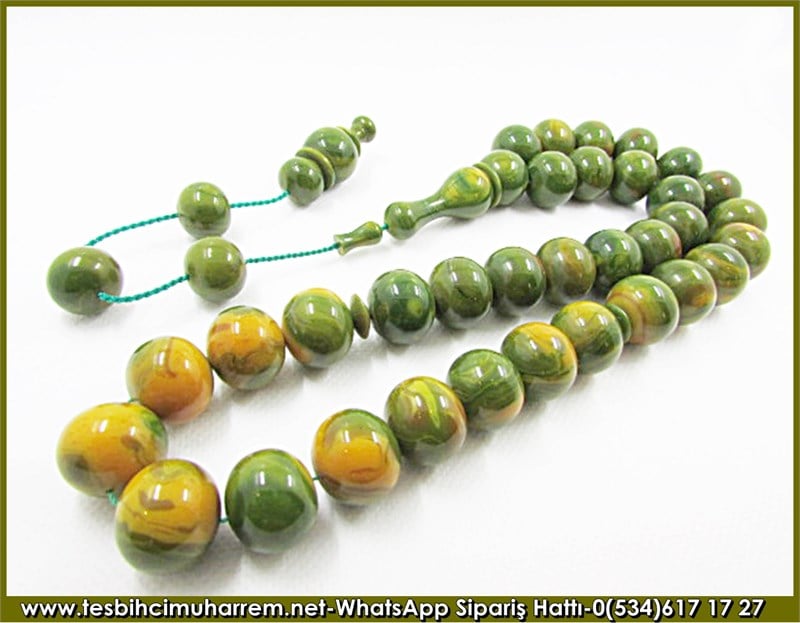 Sıkma Kehribar Tesbih 14*16 mm Battal Gazinin İntikamı 