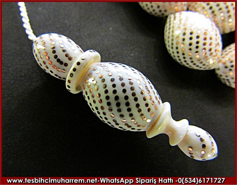 Ivory Rosary 11*16 mm Tesbihlerin Efendisi