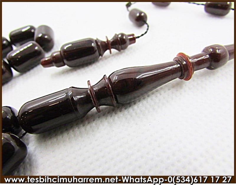 Katalin tesbih 8,5*13 mm Bitter Chocolate