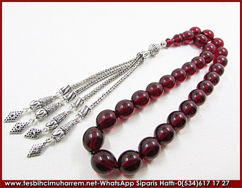 Ateş Kehribar Tesbih 11*12,5 mm Baltacı Mehmet