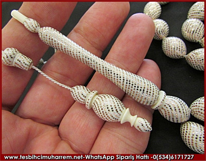 Ivory Rosary 11*16 mm Tesbihlerin Efendisi