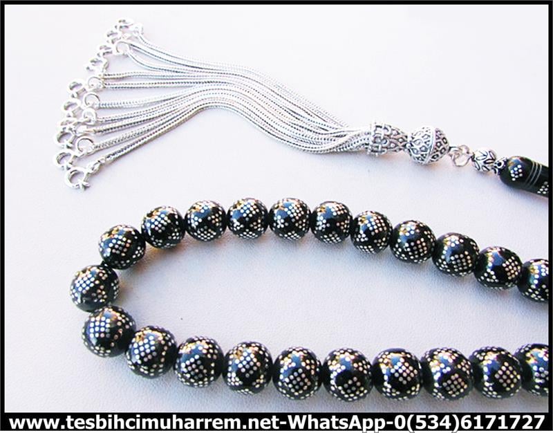 OLTU TAŞI TESBİH 9,5*9,5 mm ERZURUM İŞİ HADDAD