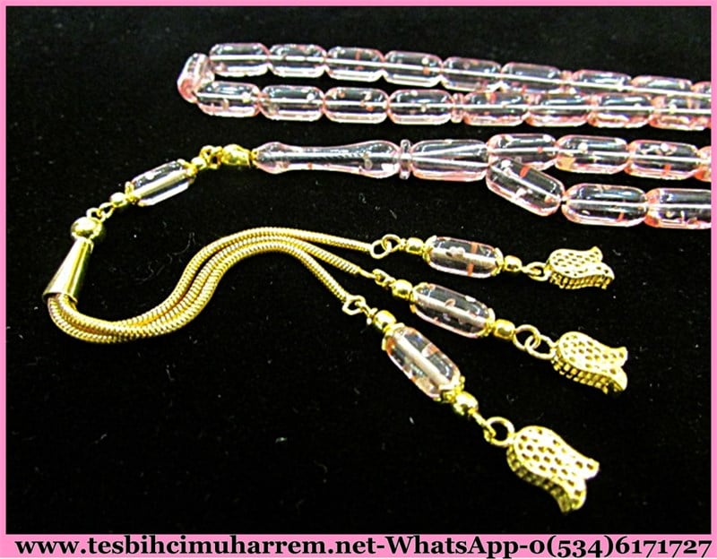 KATALİN TESBİH 5,5*10,5 mm ALTIN PÜSKÜLLÜ HELENA