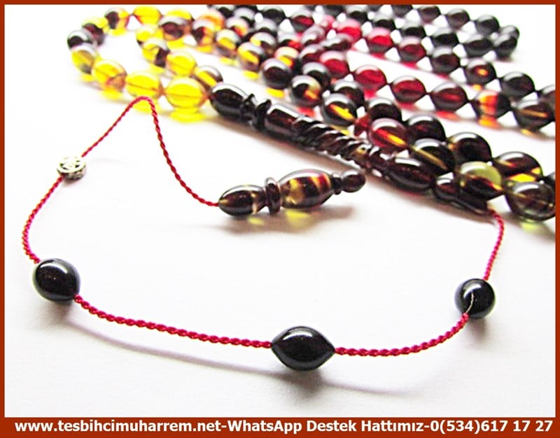 99 luk Beyzi Kesim Renkli Sıkma Kehribar Selimiye Dua Tesbihatı
