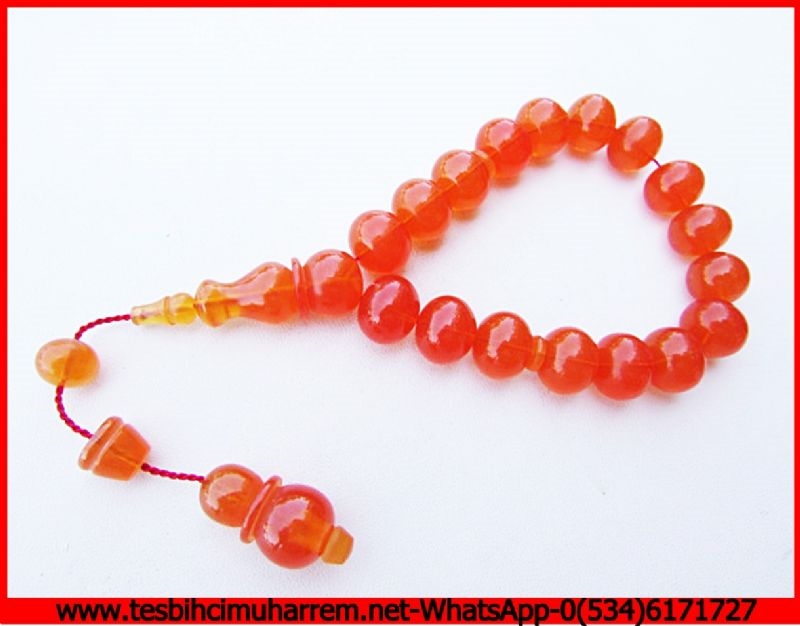 ATEŞ KEHRİBAR TESBİH 10,5x12,5 mm ZAKİR EFE