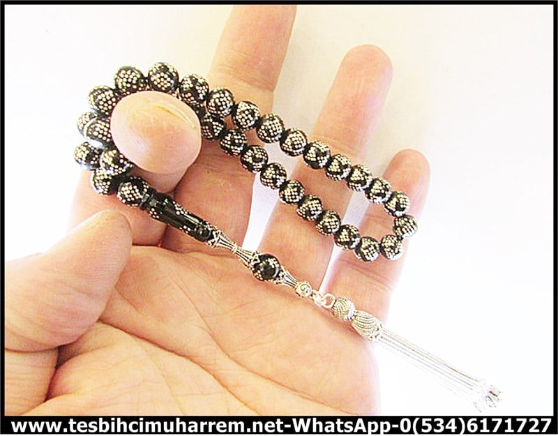 OLTU TAŞI TESBİH 7,5*8 mm ERZURUM İŞİ BİLEKLİK CANN