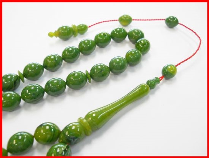 10X12 mm TESBİH-ÜL ERİK-ÜL MUVASALA SIKMA KEHRİBAR