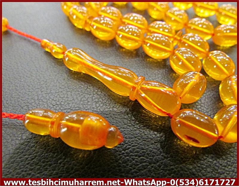 YEMEN ZARI KEHRİBAR TESBİH 5,5*8 mm YEMEN OYASI