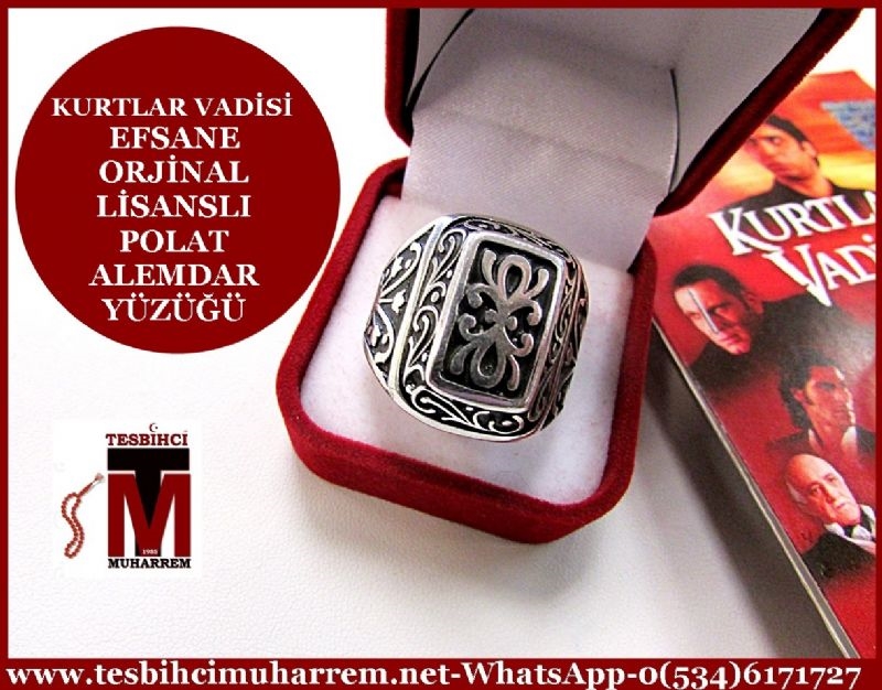 EFSANE KURTLAR VADİSİ POLAT ALEMDAR LİSANSLI YÜZÜK