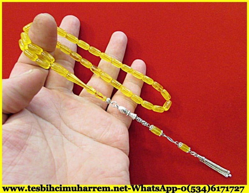 SIKMA KEHRİBAR TESBİH 6*11 mm AGREGA