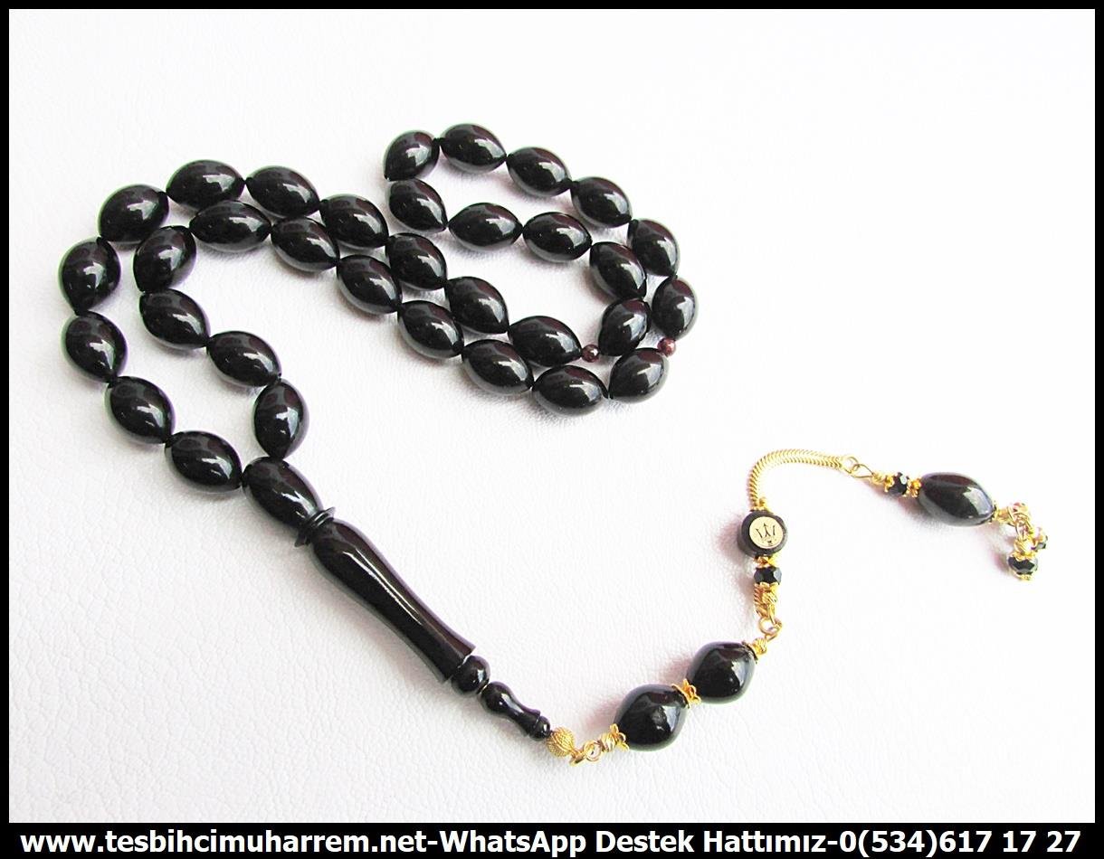 Oltu Taşı TesbihlerTM13784Abdülkadir Candaş Mutlu Usta El İşçiliği Tespih | Has Erzurum Oltu Taşı, Özel Çalışma, “Karagöz” TesbihTespih Has Erzurum Oltu Taşı l Özel Çalışma Orjinal Tasarım Karagöz Tesbih