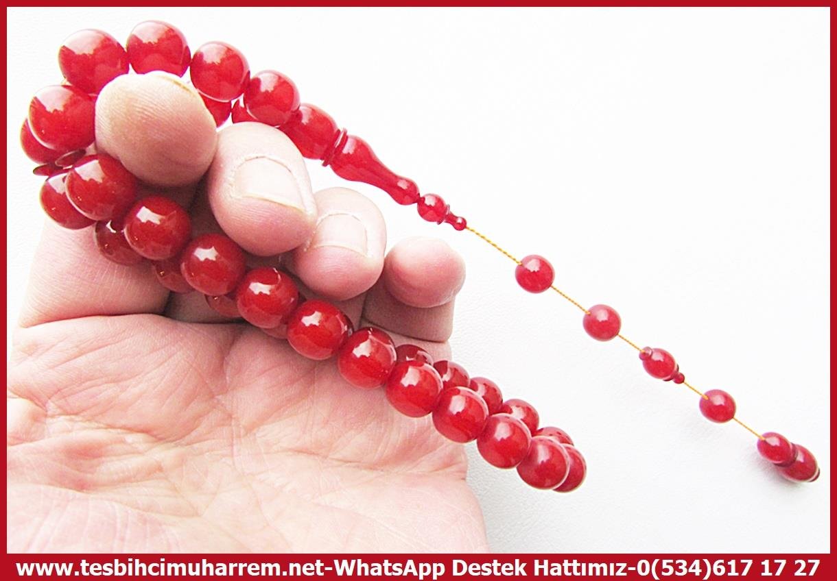 Bordo Kehribar TesbihlerTM14135Abdullah Karataş Usta Tornası Sıkma Kehribar Tesbih – Lüks Çubuk, Vişne Renk, Basık Küre Kesim, Armağan Model Tespih Tespih Sıkma Kehribar I Lüks Çubuk Vişne Basık Küre Armağan Tesbih
