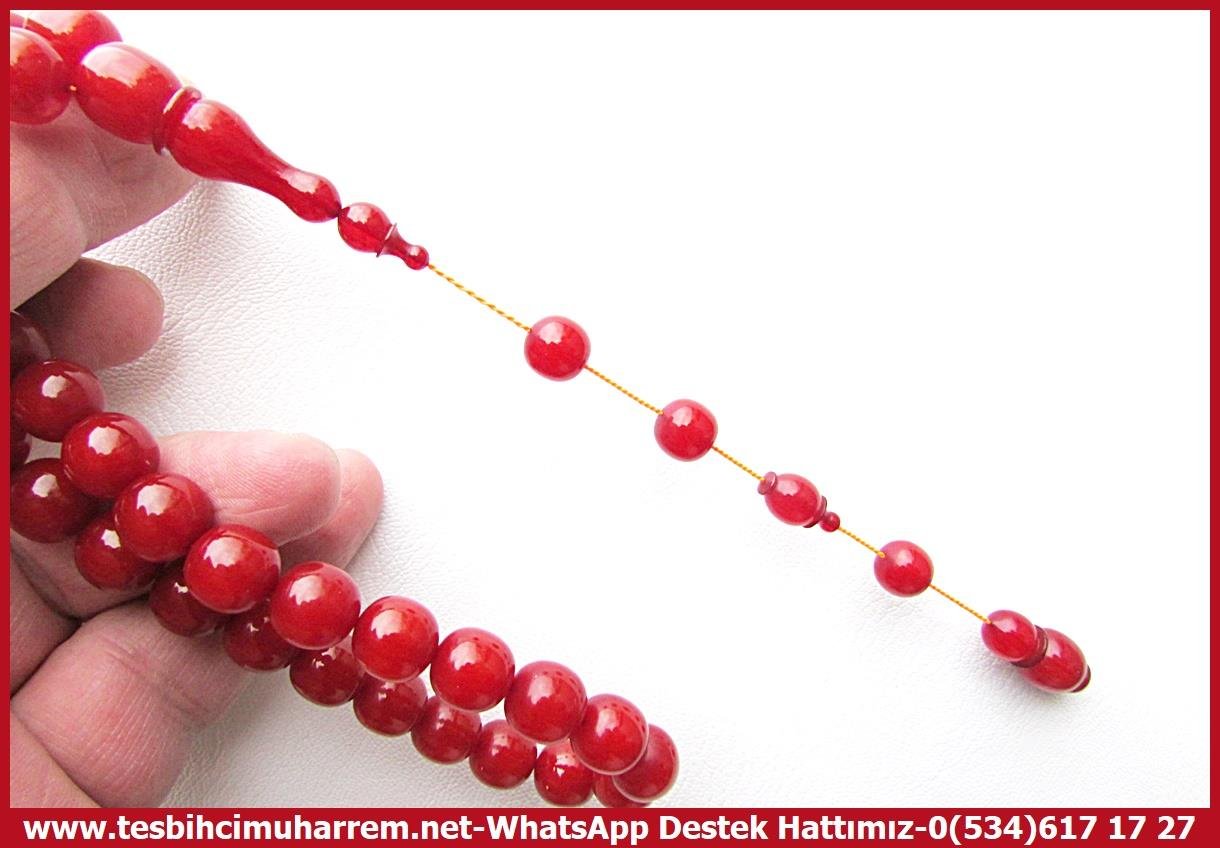 Bordo Kehribar TesbihlerTM14135Abdullah Karataş Usta Tornası Sıkma Kehribar Tesbih – Lüks Çubuk, Vişne Renk, Basık Küre Kesim, Armağan Model Tespih Tespih Sıkma Kehribar I Lüks Çubuk Vişne Basık Küre Armağan Tesbih
