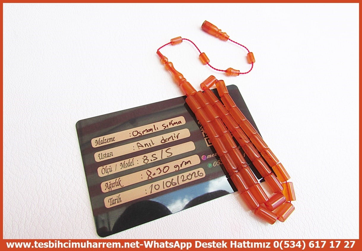 Osmanlı Antika Vişne Ton TesbihlerTM14351Anıl Demir Usta İşçilikli Habbeden Osmanlı Sıkma Kehribar Tespih I Limited Edition Dik Kesme Nacizane TesbihHabbeden Osmanlı Sıkma Kehribar Tespih I Limited Edition Dik Kesme Nacizane Tesbih