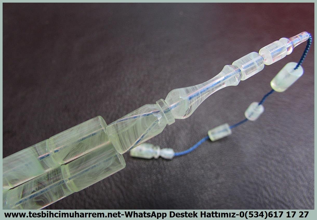 Hareli Mavi Kehribar TesbihlerTM14032Aykut Güner Usta İşçilikli Sıkma Kehribar Tesbih – Uçuk Mavi Damarlı, Özel Dik Kesim, “Bulutların Ötesinde” İsimli Koleksiyonluk TespihTespih Sıkma Kehribar I Özel Dik Kesme Damarlı Uçuk Mavi Bulutların Ötesinde Tesbih