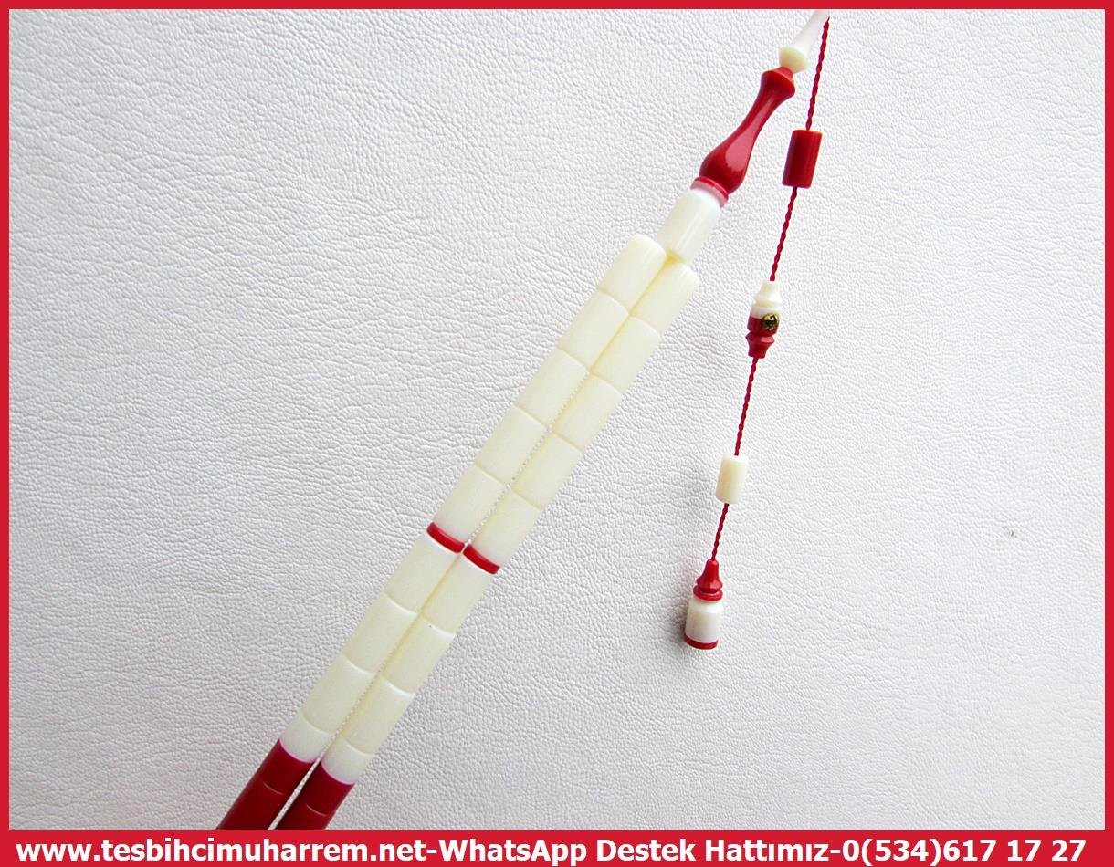 Katalin Ve Bağa TesbihlerTM13687Aykut Güner Usta Tornası | Premium Katalin Tespih, Eski Objelerden, Kırmızı-Beyaz, Dik Kesme, 