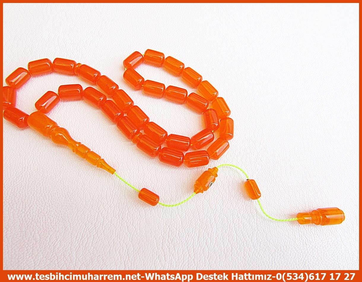 Turuncu Kehribar TesbihlerTM13931Aykut Güner Usta Tornası Tespih Lüks Sıkma Kehribar I Yıllanmış Malzeme Kadife Çiçeği Turuncusu Kapsül Kesim'' Kadife'' TesbihTespih Lüks Sıkma Kehribar I Kadife Çiçeği Turuncusu Kapsül Kesim Kadife Tesbih