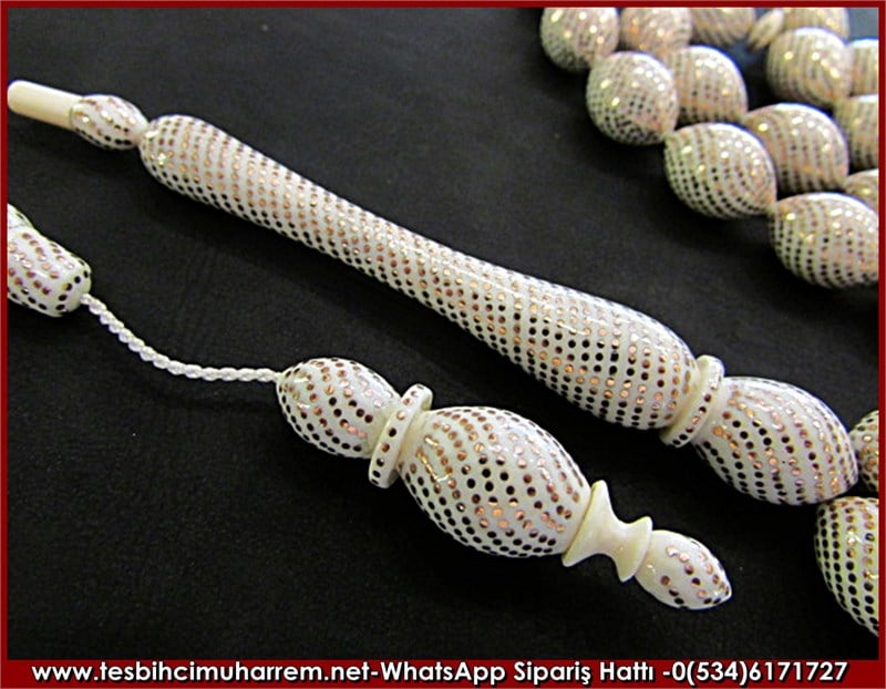 Ivory Rosary 11*16 mm Tesbihlerin Efendisi