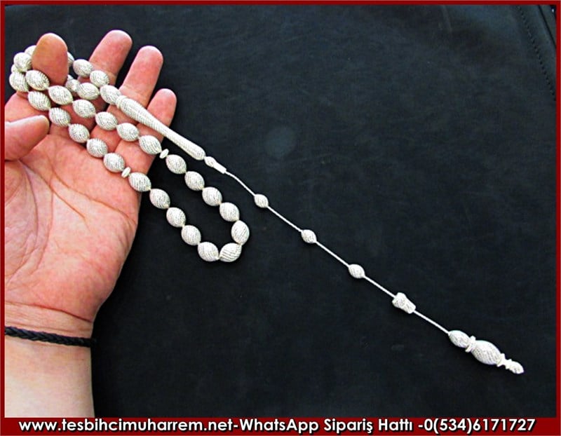 Ivory Rosary 11*16 mm Tesbihlerin Efendisi