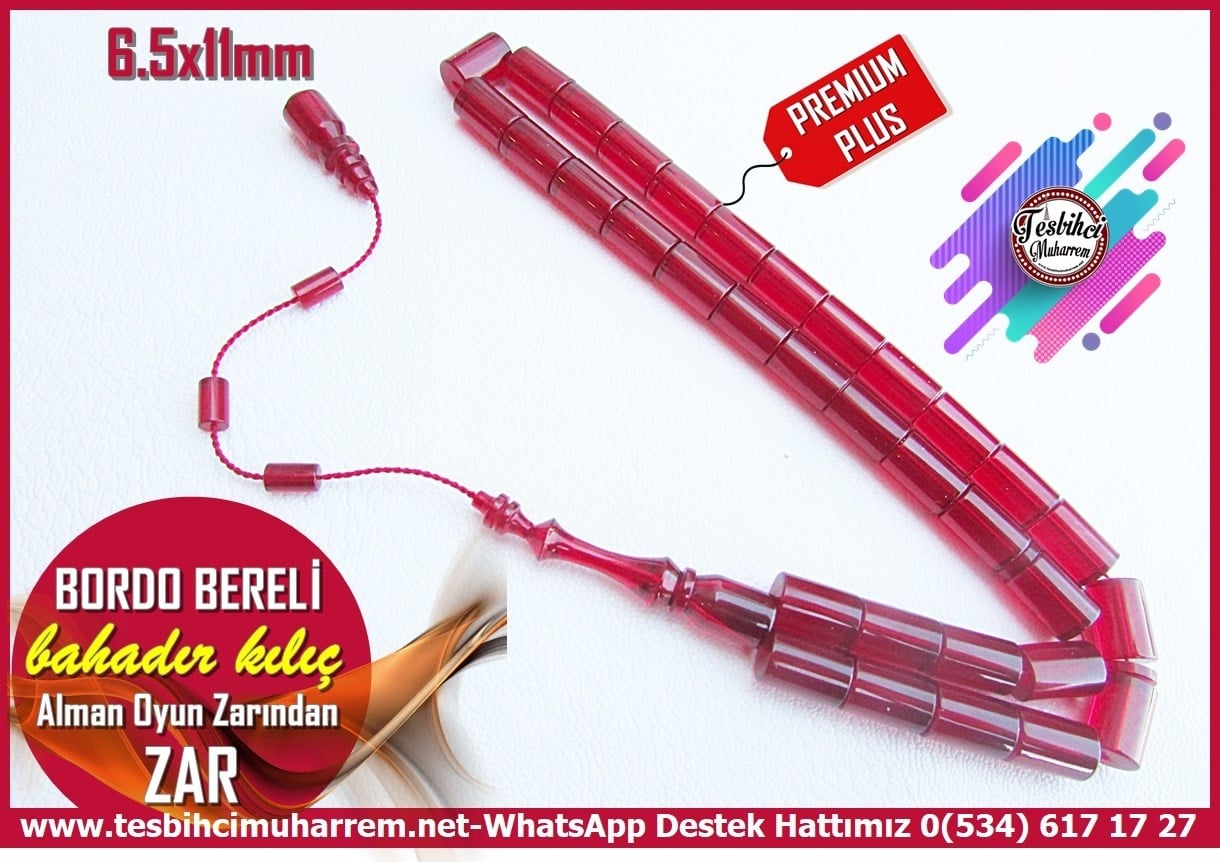 Zar Kehribar TesbihTM14394Bahadır Kılıç Usta İşçilikli Bordo Renk Zar Kehribar Tesbih I Orjinal Eski Alman Oyun Zarından Dik Kesme Bordo Bereli TesbihBordo Renk Zar Kehribar Tesbih I Orjinal Eski Alman Oyun Zarından Dik Kesme Bordo Bereli Tesbih 