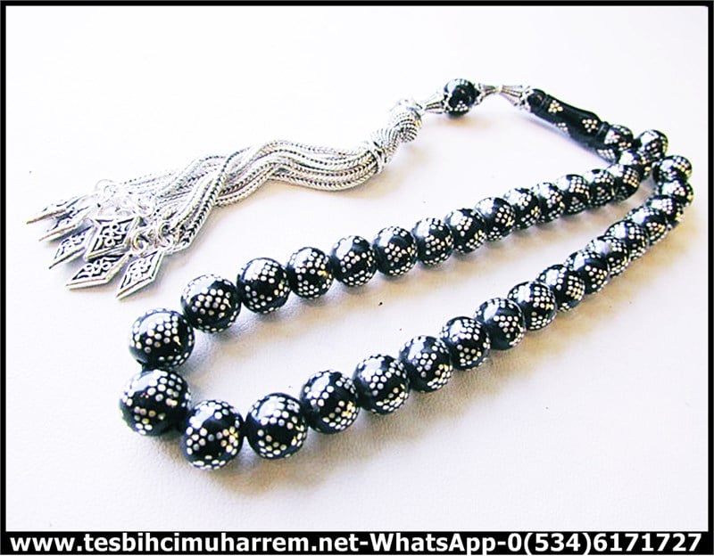 OLTU TAŞI TESBİH 7,5*8 mm ERZURUM İŞİ BİLEKLİK CANN