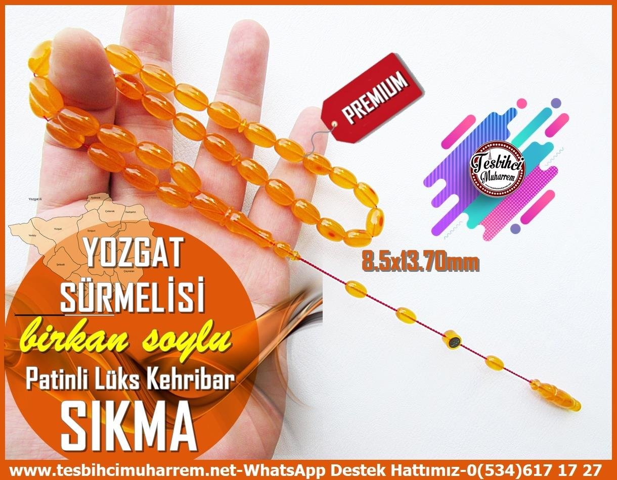 Osmanlı Benzetme Eskitme Eski Usül TesbihlerTM13959Birkan Soylu İmzalı Lüks Kehribar Tesbih – Patinli Yemen Zarı Turuncusu, İnce Damarlı ''Yozgat Sürmelisi'' TesbihTespih Lüks Kehribar I Özel Çalışma Patinli Yemen Zarı Turuncusu İnce Damar Yozgat Sürmelisi Tesbih