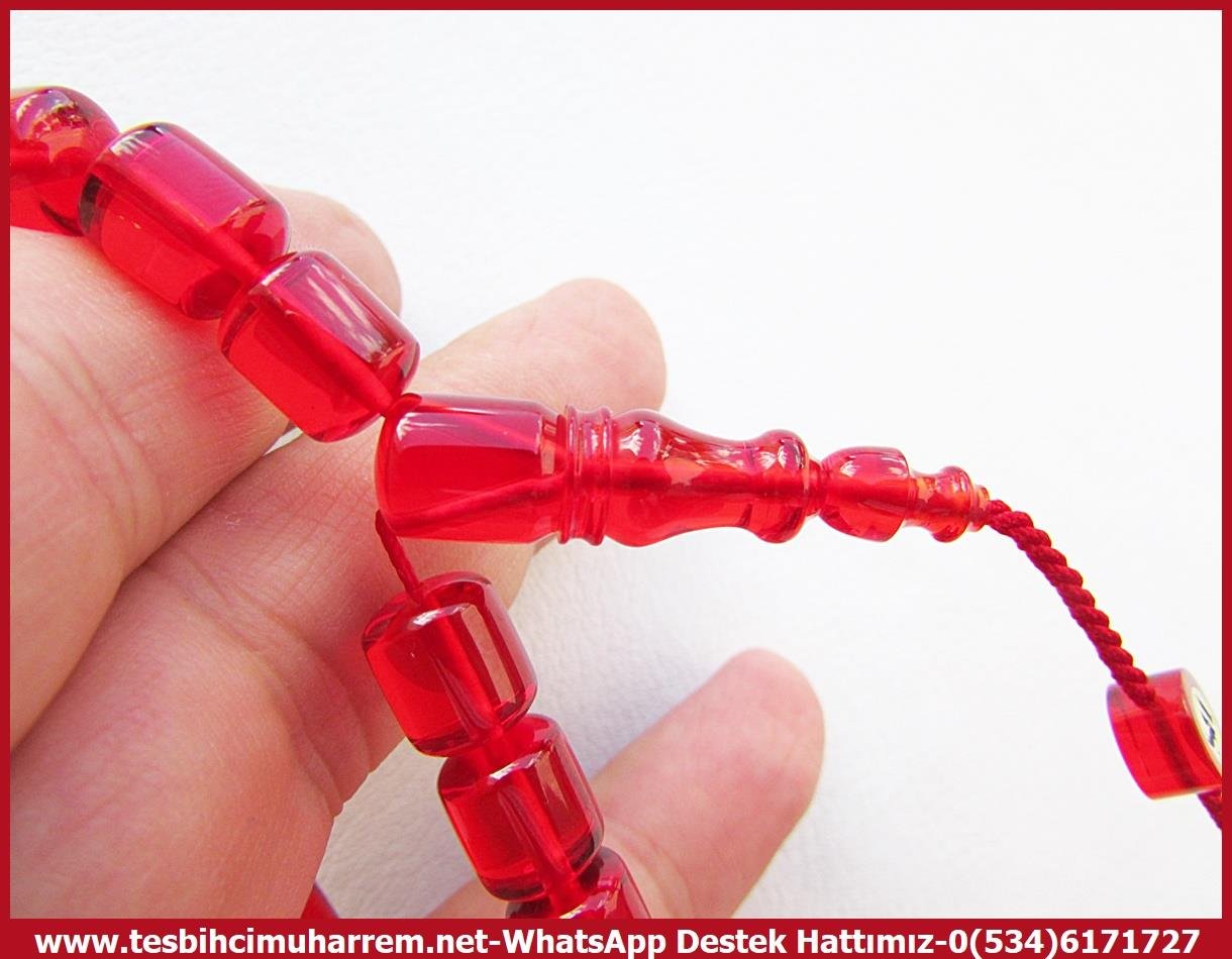 Efe Maskot TesbihlerTM13872Birkan Soylu Usta El İşçiliği Maskot Tespih | Kırmızı Katalin, Bileklik Efe Boy, 