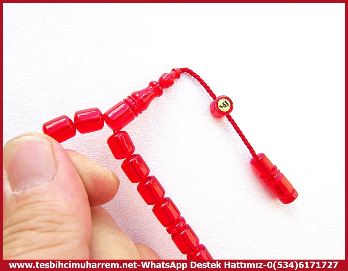 Efe Maskot TesbihlerTM13872Birkan Soylu Usta El İşçiliği Maskot Tespih | Kırmızı Katalin, Bileklik Efe Boy, 