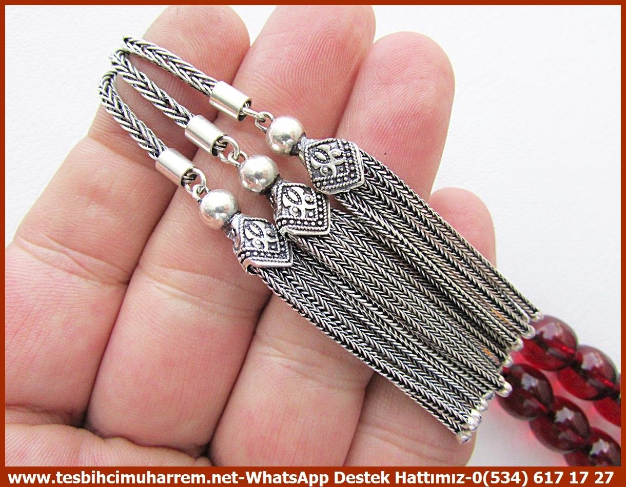 Osmanlı Antika Vişne Ton TesbihlerTM13395Birkan Soylu Usta El İşçiliği Osmanlı Ateş Kehribar Tespih | Özel Gömme Kutulu, Sertifikalı Küre Kesim, Orjinal Chery Amber 