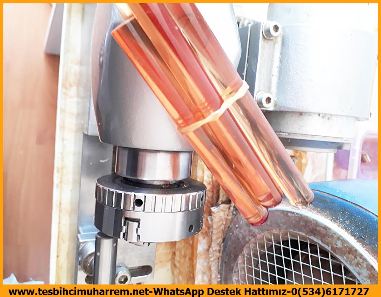 Katalin Ve Bağa TesbihlerTM13874Birkan Soylu Usta El İşçiliği Tesbih | Saydam Gül Kurusu Katalin, Badem Kesim, Özel Çalışma 