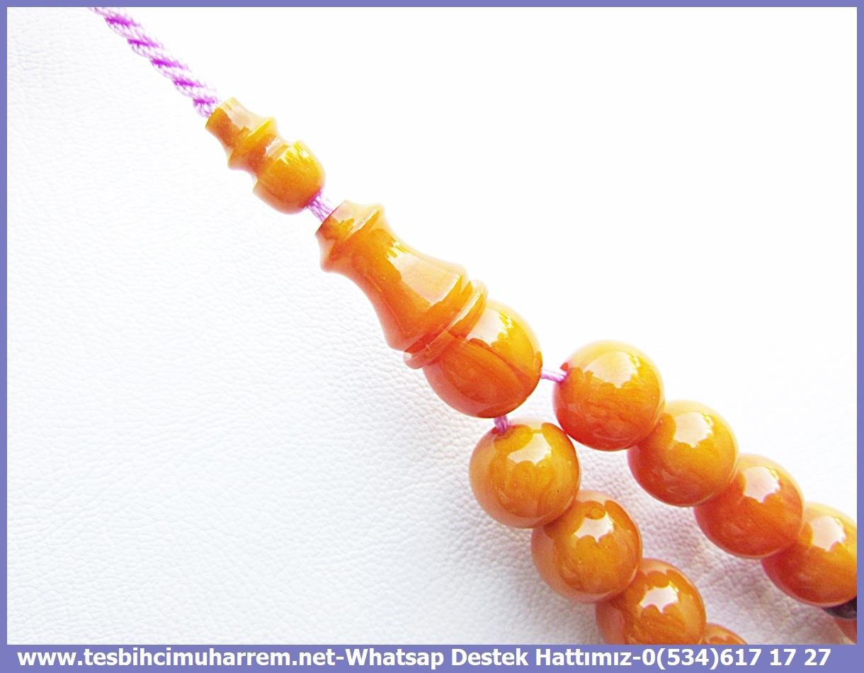 Hareli Damarlı Sarı Kehribar TesbihlerTM13437Birkan Soylu Usta El İşçiliği Tespih | Maskot Efe Bileklik Boy, Eski Usül Kehribar, Osmanlı Form, Premium Küre Model 