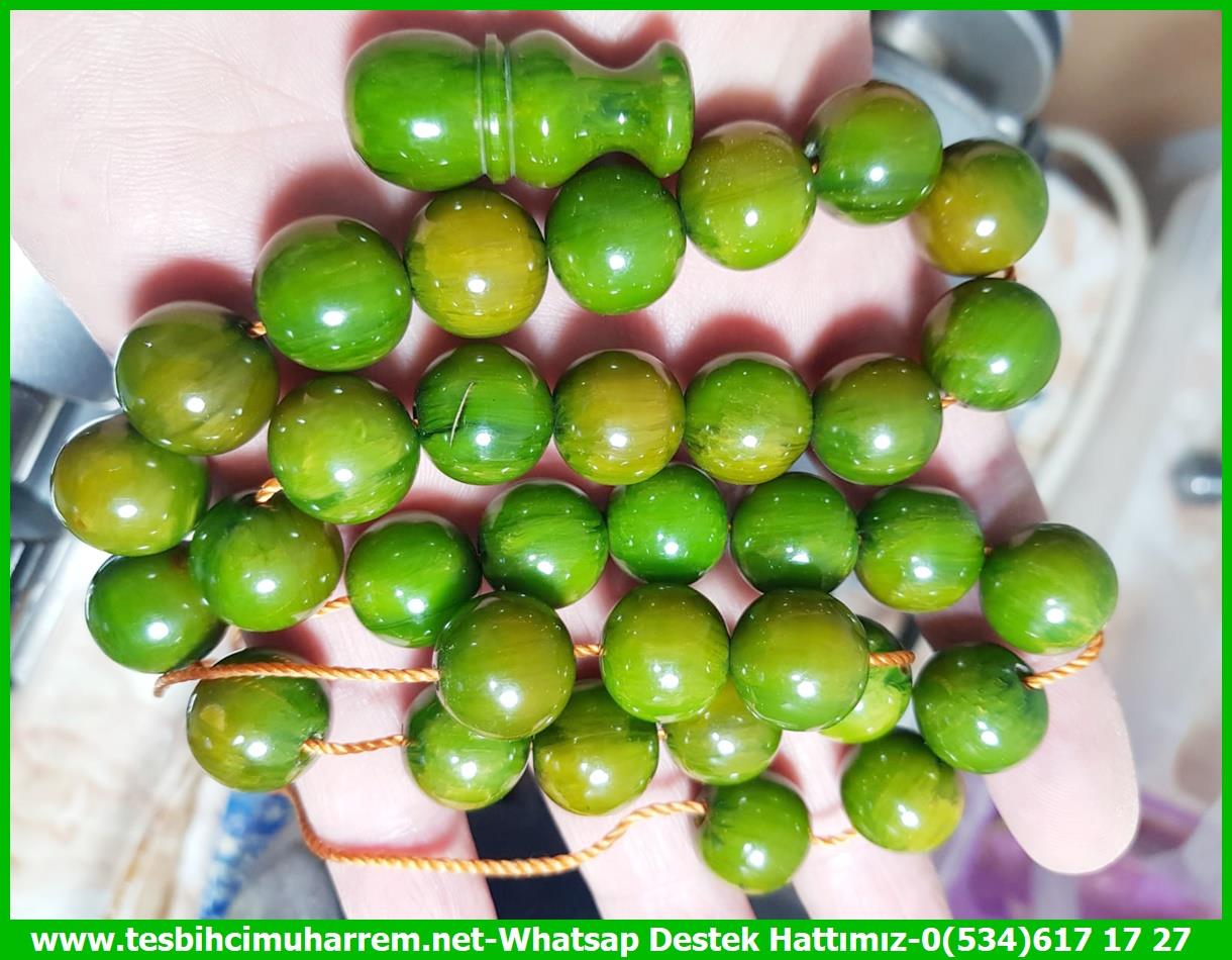 Hareli Damarlı Sarı Kehribar TesbihlerTM13438Birkan Soylu Usta El İşçiliği Tespih | Maskot Efe Bileklik Tarz, Eski Usül Katalin, Osmanlı Form, Premium Fıçı Model 