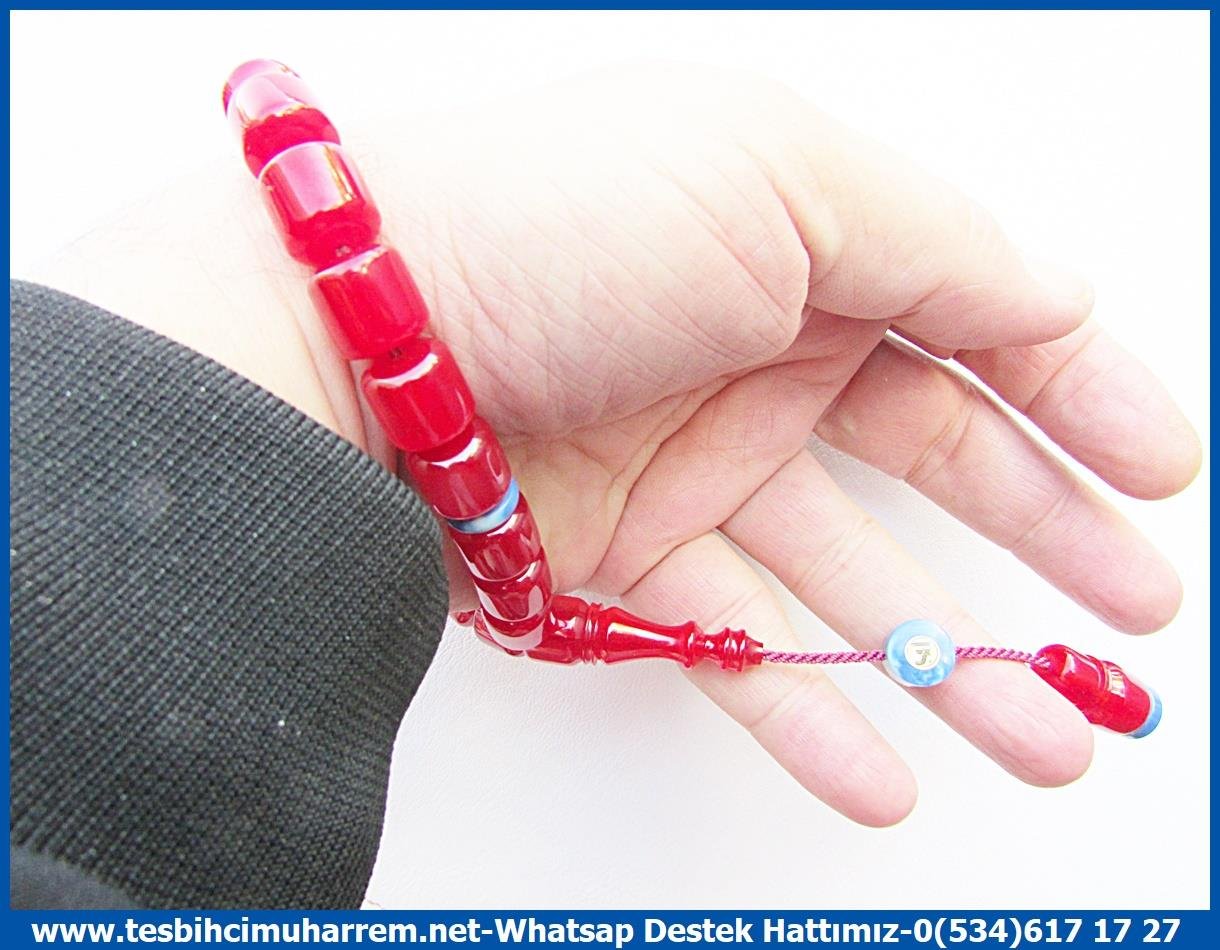 Bordo Kehribar TesbihlerTM13456Birkan Soylu Usta El İşçiliği Tespih | Maskot Sıkma Kehribar, Eski Usül Osmanlı Form, Bileklik Vişne 