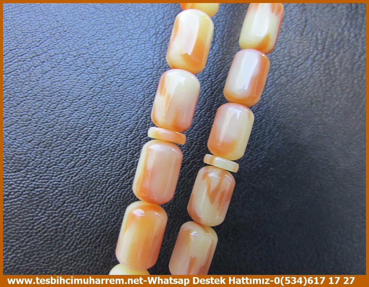 Galanit TesbihTM13428Birkan Soylu Usta El İşçiliği Tespih | Sütlü Kahve Galalith, Premium Eski Malzeme, Kapsül Model 