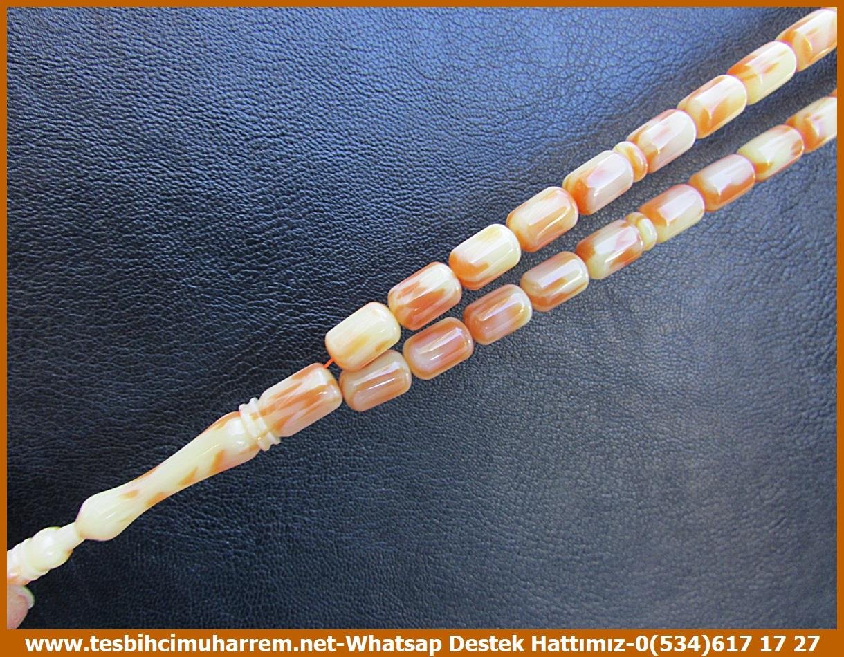 Galanit TesbihTM13428Birkan Soylu Usta El İşçiliği Tespih | Sütlü Kahve Galalith, Premium Eski Malzeme, Kapsül Model 