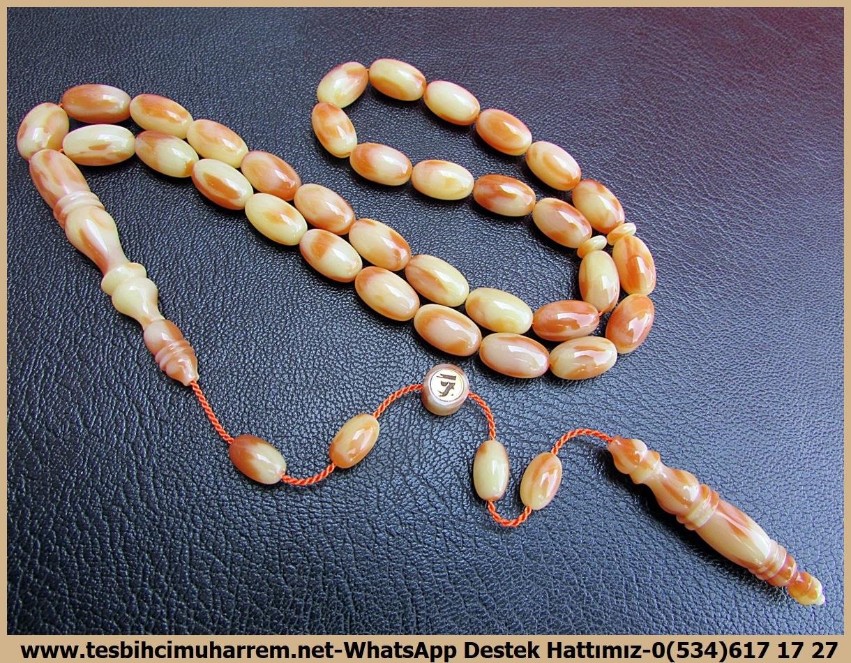 Galanit TesbihTM13936Birkan Soylu Usta İşçilikli Tespih | Eski Galalith, Krem Karamel Renk, Badem Kesim, Limited Edition “Creme Brulee”TesbihTespih Eski Galalith I Krem Karamel Badem Kesim Limited Editon Creme Brulee Kolleksiyonluk Tesbih 