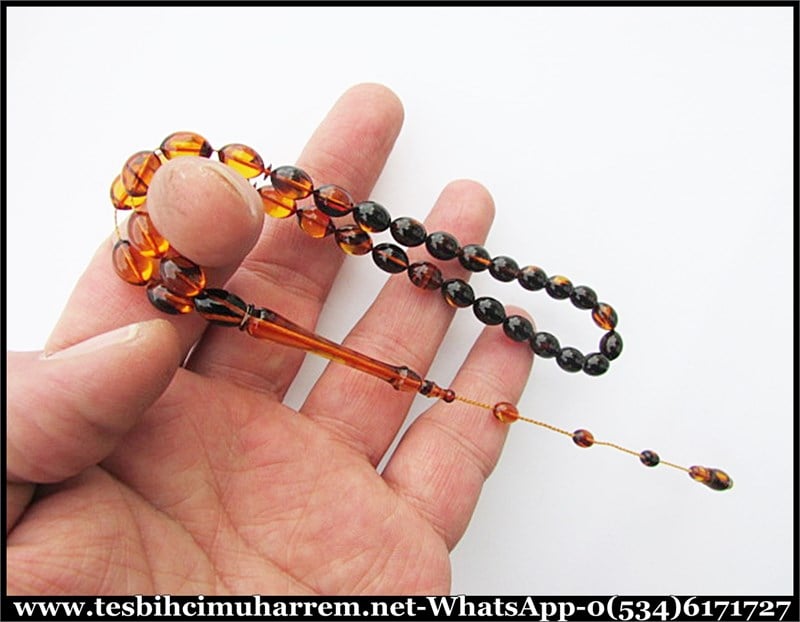SIKMA KEHRİBAR TESBİH 7*10 mm SÜLEYMAN ARSLAN 