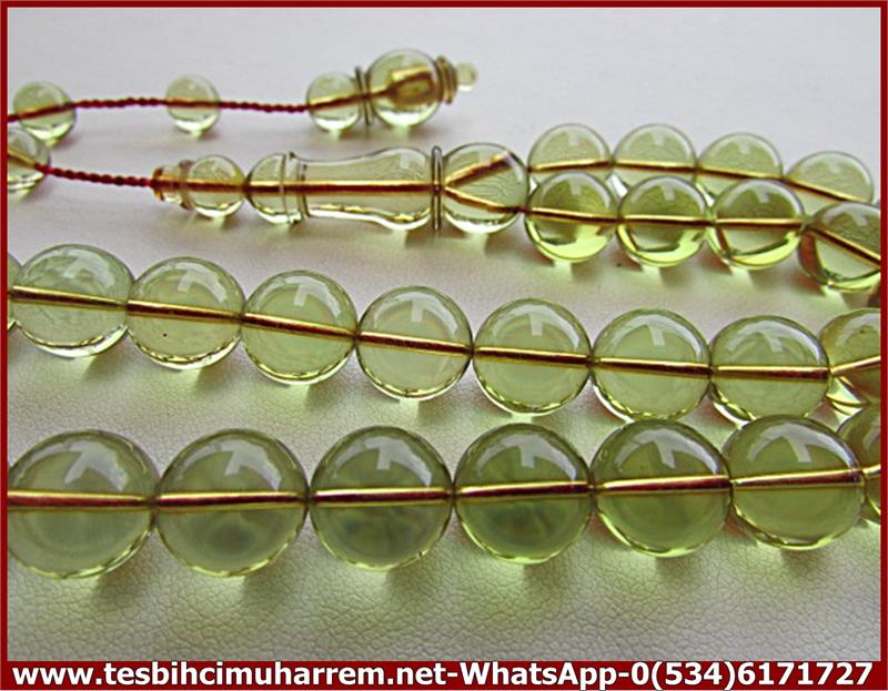 ZAR KEHRİBAR TESBİH 10*10 mm ESKİ ALMAN ASFER