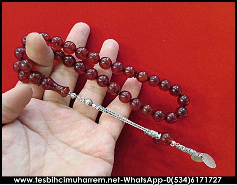 SIKMA KEHRİBAR TESBİH 11,5x11,5 mm ESKİ USÜL BALCI HALİL