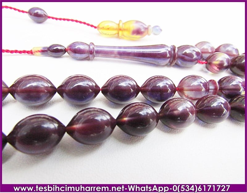 SIKMA KEHRİBAR TESBİH 9*12 mm AĞLAR GEZELİM SAHİLİ