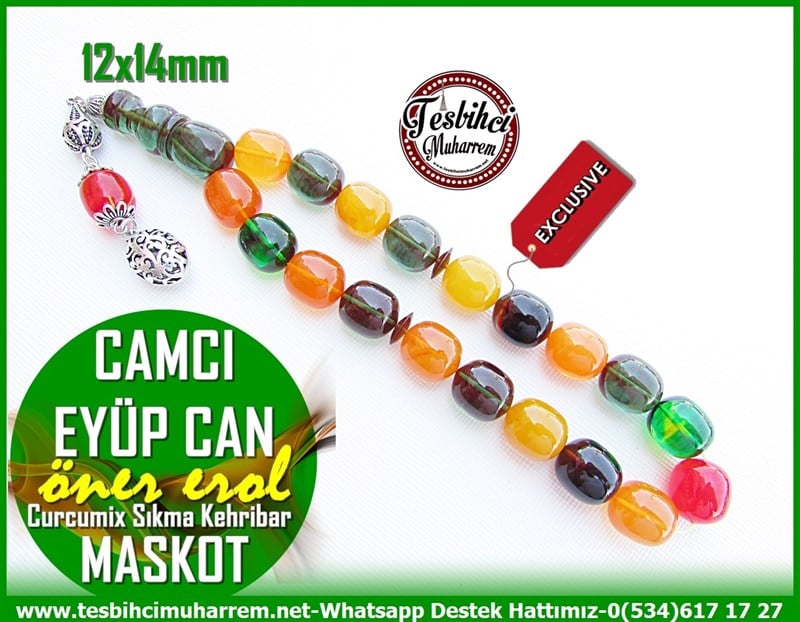 Efe Maskot TesbihlerTM11137Curcumix Maskot Efe Tesbih Bileklik Boy Fıçı Kesim Gümüş Püsküllü Sıkma Kehribar EyüpcanCurcumix Maskot Efe Tesbih Bileklik Boy Fıçı Kesim Gümüş Püsküllü Sıkma Kehribar Eyüpcan