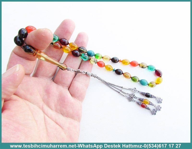 Hareli Yeşil Kehribar TesbihlerTM11124Curcumix Tesbih Renkli Habbelerden Sıkma Kehribar Gümüş Püskül Beyzi PalyaçoCurcumix Tesbih Renkli Habbelerden Sıkma Kehribar Gümüş Püskül Beyzi Palyaço