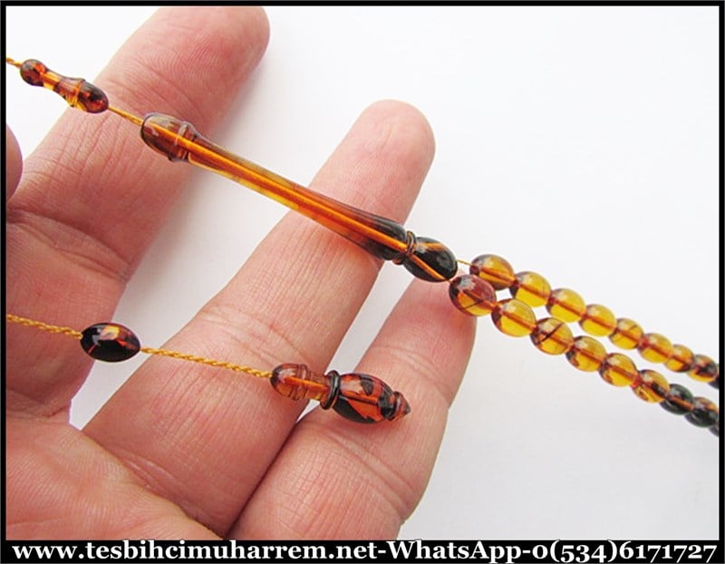 SIKMA KEHRİBAR TESBİH 7*10 mm SÜLEYMAN ARSLAN 